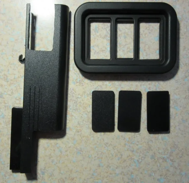 How to make Z3 alarm trim panel blanking plates