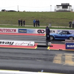 Swamper hits the Santa Pod Strip