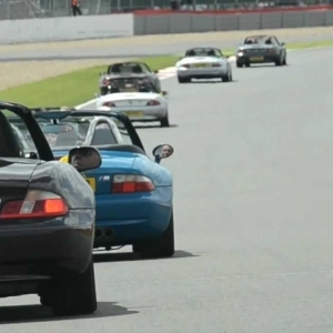 BMW Z3's around Silverstone @ Zed Fest 2012.