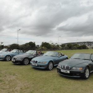 BM's On the Lawn. Weston Super Mare 10th July 2016