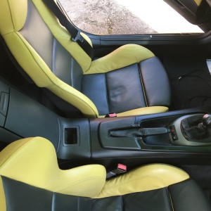 BMW Z4 Yellow Black Sport interior fitted #3