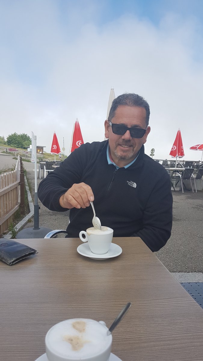 Coffee at the Col du Grand Ballon