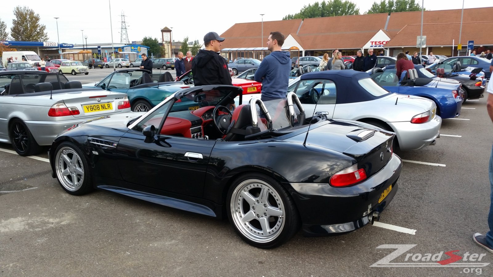 Tesco Car Park meet up before heading to the circuit